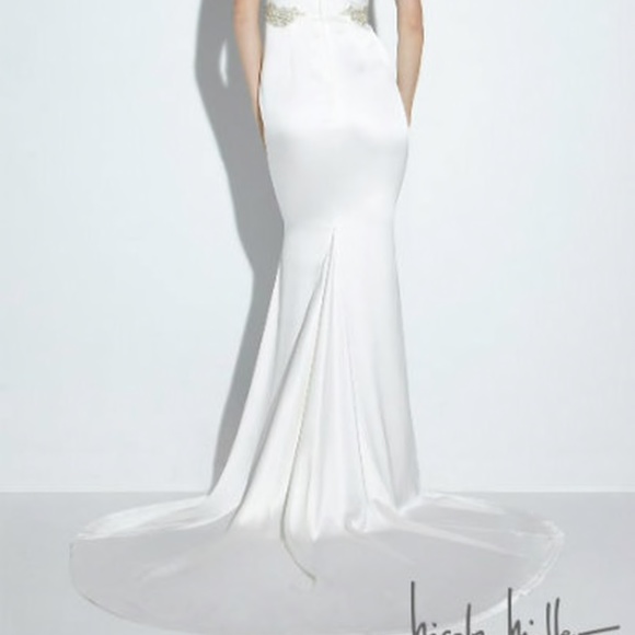 NICOLE MILLER ALEXANDRA SATIN BRIDAL DRESS ID10000 - Picture 7 of 11